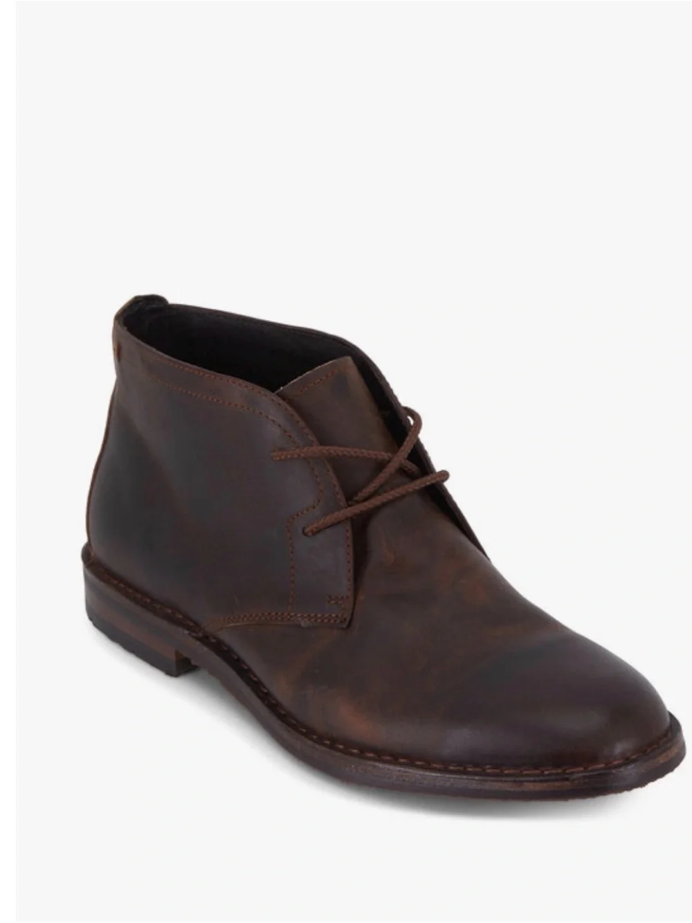 TRASK Brady Brown Oiled Leather Chukka Boot